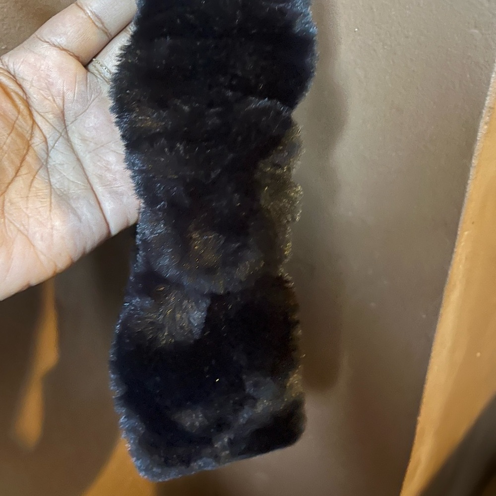 UGG Black Fur Headband